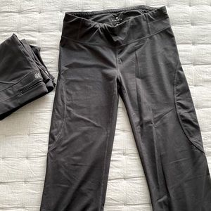 3 Pair Athleta Workout Capri Pant